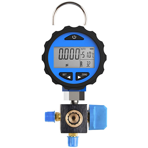 Single way digital manifold gauge