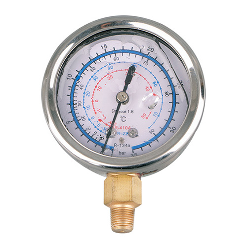 Air Conditioner Refrigerant Low Pressure Gauge(Stainless Steel)