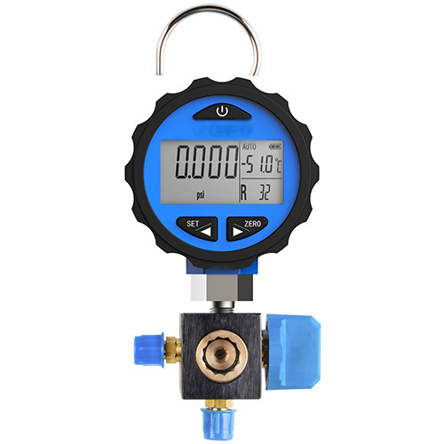 Single way digital manifold gauge