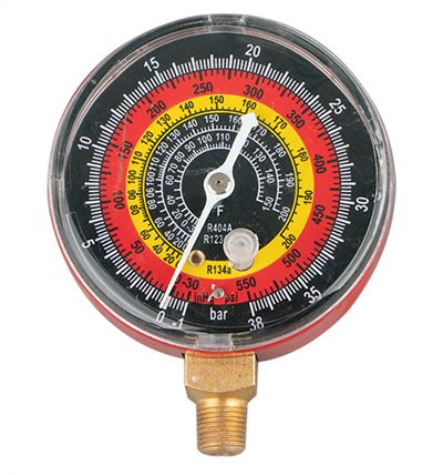 Air Conditioner Refrigerant High Pressure Gauge