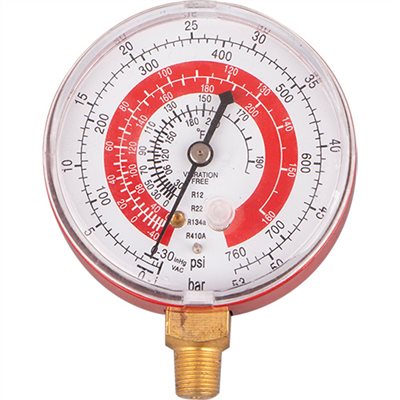 Air Conditioner Refrigerant High Pressure Gauge