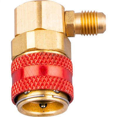 Quick coupler 90 degree