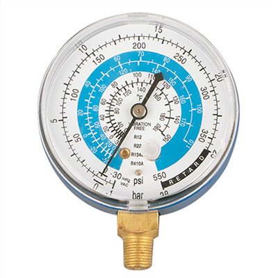 Air Conditioner Refrigerant Low Pressure Gauge