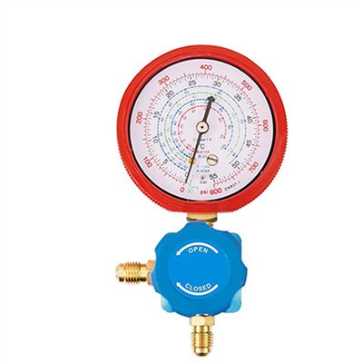 One way manifold gauge